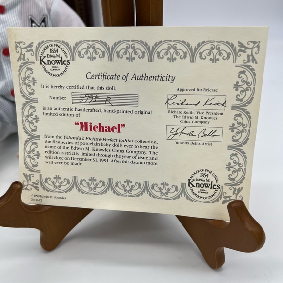 Michael by Yolanda Bello 1990 Yolanda's Playtime Babies Edwin
M Knowles - Picture 4 of 16